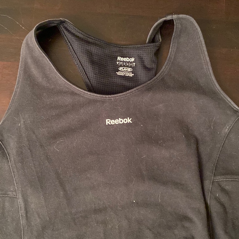 Reebok black workout tank